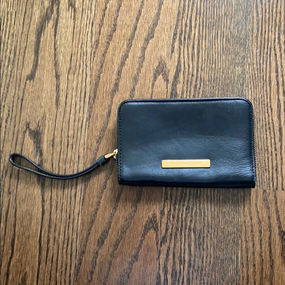 Marc by Marc Jacobs leather wristlet